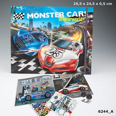 Create Your Monster Cars - Sticker Book - Depesche (£7.99)